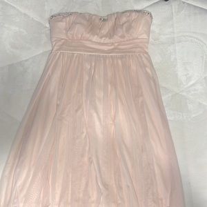 Blush pink formal dress